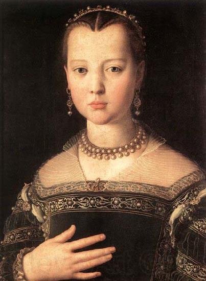 Agnolo Bronzino Portrait of Maria de- Medici Germany oil painting art